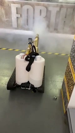 Disinfecting robot invented for fight against coronavirus
